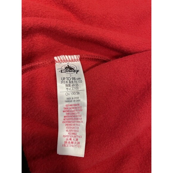 Disney Store Mickey Mouse Fleece Jacket Red Size 3 New JACOB on Jacket Jacob - Picture 4 of 6